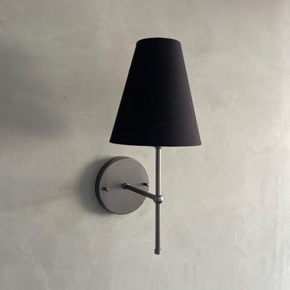 Imagem de Kit 02 Arandela Parede Clássica Interna Com Cúpula Cone Para Decoração Casa e Sala, Corredor, Quarto, Cabeceira de Cama, lavabo