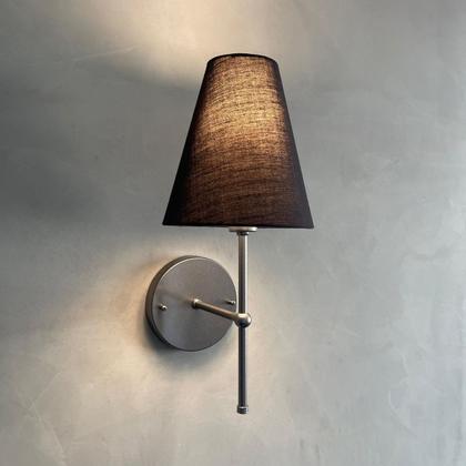 Imagem de Kit 02 Arandela Parede Clássica Interna Com Cúpula Cone Para Decoração Casa e Sala, Corredor, Quarto, Cabeceira de Cama, lavabo