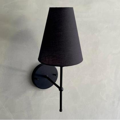 Imagem de Kit 02 Arandela Parede Clássica Interna Com Cúpula Cone Para Decoração Casa e Sala, Corredor, Quarto, Cabeceira de Cama, lavabo