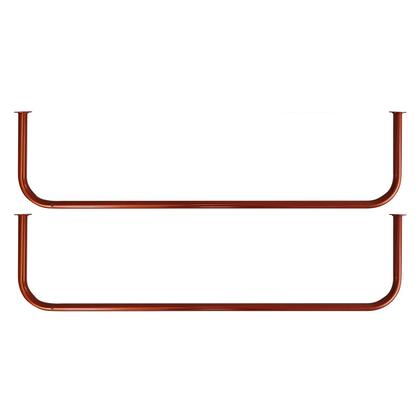 Imagem de Kit 02 Araras de Parede Cabideiro para Quarto 1,20m Lazúli