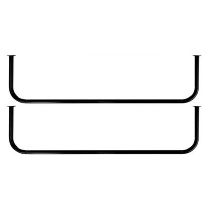 Imagem de Kit 02 Araras de Roupas Cabideiro de Parede 1,00m Lazúli