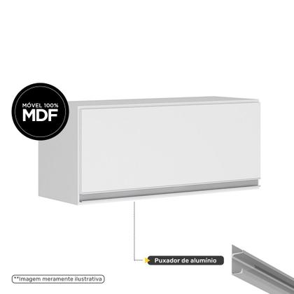 Imagem de Kit 02 Armários Aéreo Multiuso Geladeira Lux 60cm 100% MDF 01 Porta Basculante - Desk Design