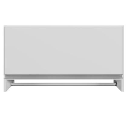 Imagem de Kit 02 Armários Multiuso Aéreo Cabideiro Grécia L03 Branco - Lyam Decor