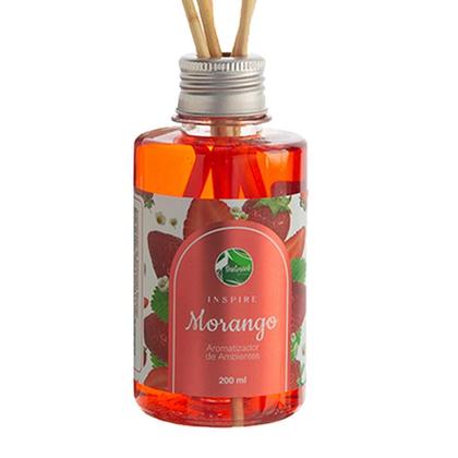 Imagem de Kit 02 Aromatizador Ambiente Morango Pantanal Aromas 200Ml