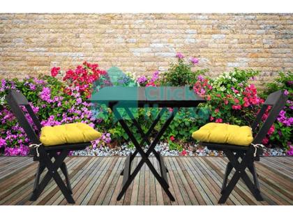 Imagem de Kit 02 Assentos Futon Para Cadeira 35x35cm Cores Variadas