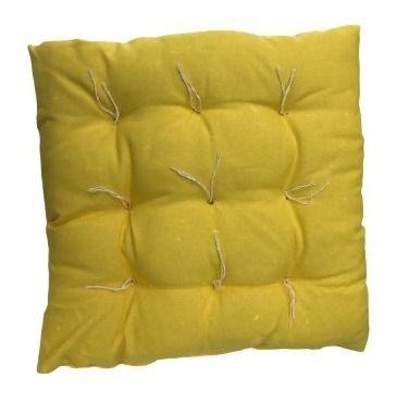 Imagem de Kit 02 Assentos Futon Para Cadeira 35x35cm Cores Variadas