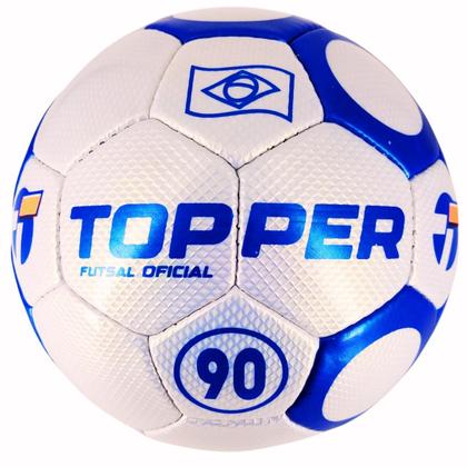 Imagem de Kit 02 Bola De Futsal Topper 90 Oficial Costurada à Mão