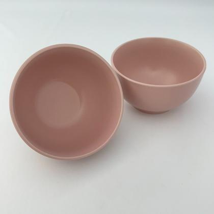 Imagem de Kit 02 Bowl Tigela Cumbuca Cerâmica Fosco 670ml Lyor Cronus