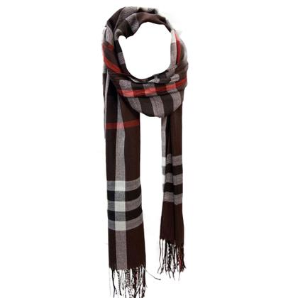 Imagem de Kit 02 Cachecol Casual Estampado listrado Inverno com Franja