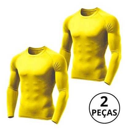 Imagem de Kit 02 Camiseta Térmica Proteção UV Manga Longa