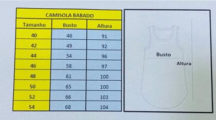 Imagem de Kit - 02 camisolas regatas com babado Malha