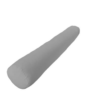 Imagem de Kit 02 Capas para Rolo de Cabeceira Casal 135x20cm Cinza e Preta Arrumadinho Enxovais