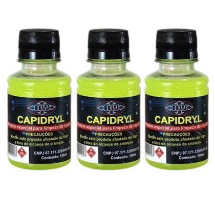 Imagem de Kit 02 Capidryl 100ml Para Limpeza Capilar Tubo Refrigeração