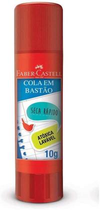 Kit 02 Colas Bastão Lavável 10g Faber-Castell Imagem de Kit 02 Colas Bastão Lavável 10g Faber-Castell