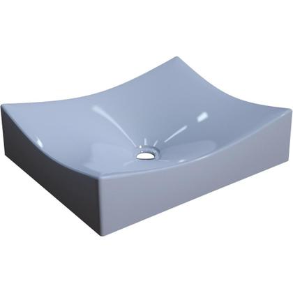 Imagem de Kit 02 Cubas de Apoio Retangular Para Banheiro Lavabo C01 ML44W Cinza - Lyam Decor