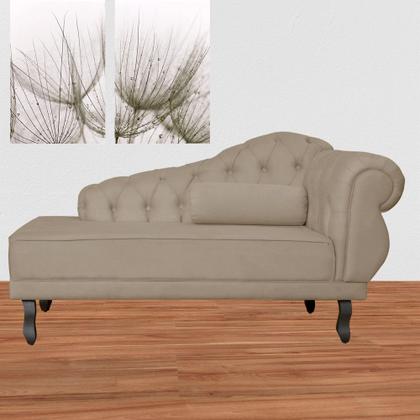 Imagem de Kit 02 Divã Recamier Larissa Capitonê - Várias Cores - Ds Estofados