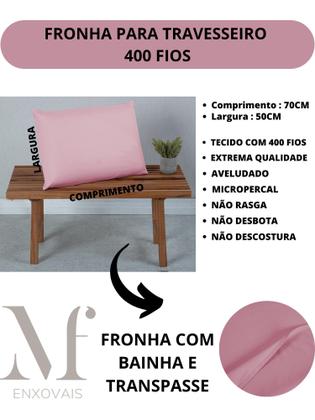 Imagem de Kit 02 Fronha 400 Fios Tecido Acetinado Cores Vivas Alta Qualidade