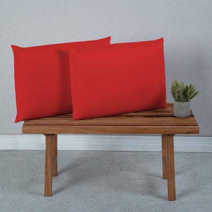 Imagem de Kit 02 Fronha 400 Fios Tecido Acetinado Cores Vivas Alta Qualidade