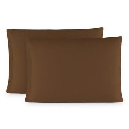 Imagem de Kit 02 Fronha Lisa Envelope Malha Travesseiro 70X50