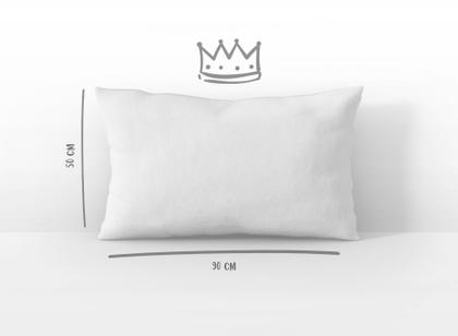 Imagem de Kit 02 Fronhas Avulsa Travesseiro King 50x90 Cm Malha Branca Arrumadinho Enxovais