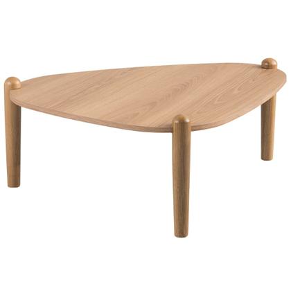 Imagem de Kit 02 Mesas de Centro e 01 Mesa Lateral Pés Madeira Trium A03 Hanover Roble - Lyam Decor