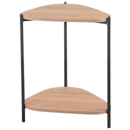 Imagem de Kit 02 Mesas De Centro E 01 Mesa Lateral Pés Metálicos Adek A03 Hanover Preto - Lyam Decor