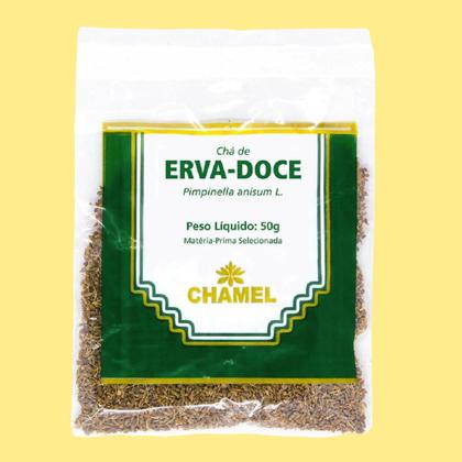 Imagem de Kit 02 Pacote de Chá de Erva Doce 50g - Chamel