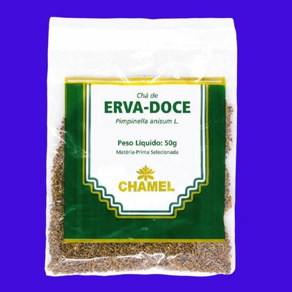 Imagem de Kit 02 Pacote de Chá de Erva Doce 50g - Chamel