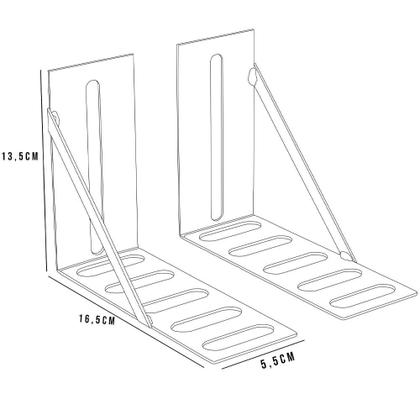 Imagem de Kit 02 Pares Frame P/ Cabeceira Casal Queen King Solteiro