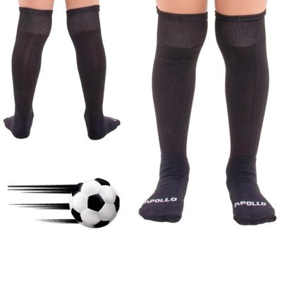 Imagem de Kit 02 Pares Meião Futebol Infantil Juvenil Bebe Cano Longo Em Cores Sortidas Atoalhado Em Algodão