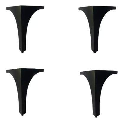 Imagem de Kit 02 Pés Curve De Alumínio 20cm P/ Sofá, Poltrona Pronta Entrega