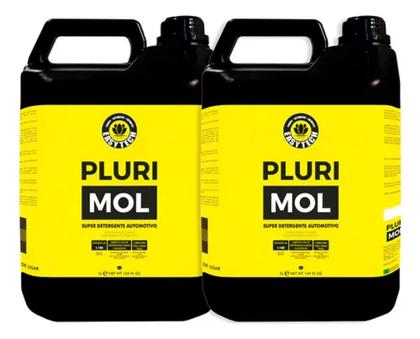 Imagem de Kit 02 Pluri Mol 5l Detergente Auto Easytech Limpeza Pesada