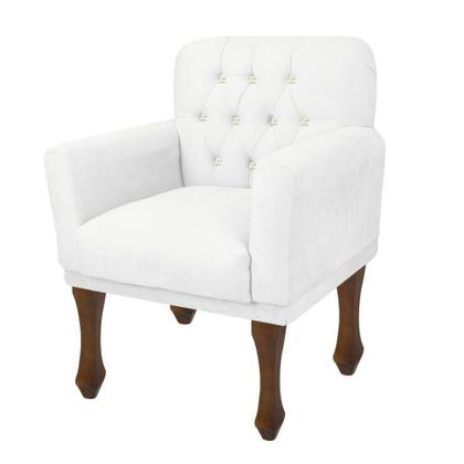 Imagem de Kit 02 Poltrona Decorativa Com Pés Retrô Sophia