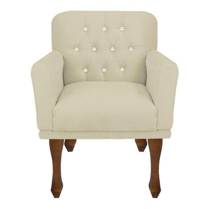 Imagem de Kit 02 Poltrona Decorativa Com Pés Retrô Sophia