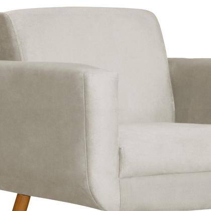 Imagem de Kit 02 Poltronas Cristal Requinte Suede Cores - S.A Móveis