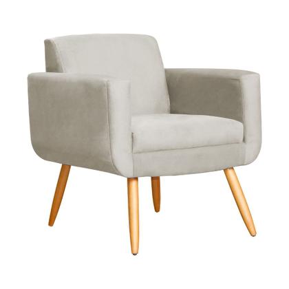 Imagem de Kit 02 Poltronas Cristal Requinte Suede Cores - S.A Móveis