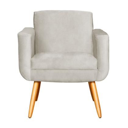 Imagem de Kit 02 Poltronas Cristal Requinte Suede Cores - S.A Móveis