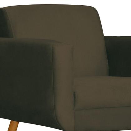 Imagem de Kit 02 Poltronas Cristal Requinte Suede Cores - S.A Móveis