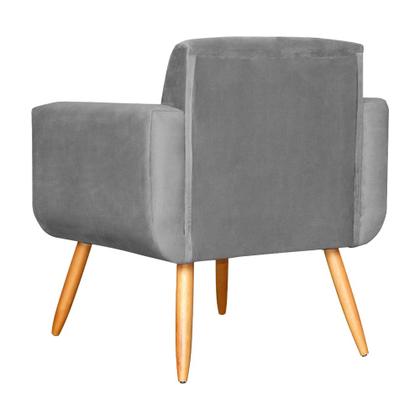 Imagem de Kit 02 Poltronas Cristal Requinte Suede Cores - S.A Móveis