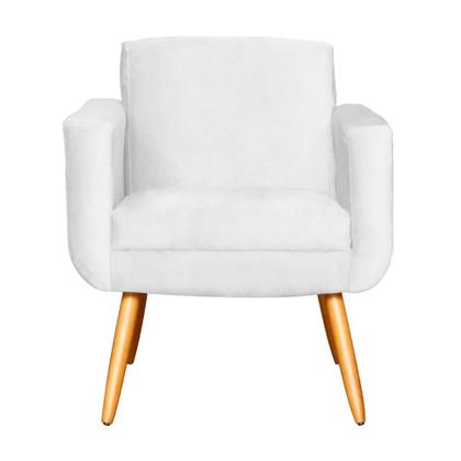 Imagem de Kit 02 Poltronas Cristal Requinte Suede Cores - S.A Móveis