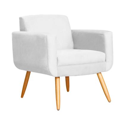 Imagem de Kit 02 Poltronas Cristal Requinte Suede Cores - S.A Móveis