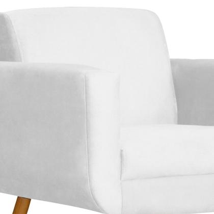 Imagem de Kit 02 Poltronas Cristal Requinte Suede Cores - S.A Móveis