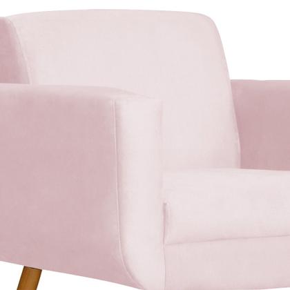 Imagem de Kit 02 Poltronas Cristal Requinte Suede Cores - S.A Móveis