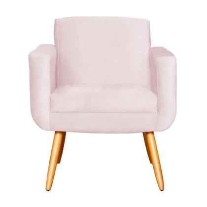 Imagem de Kit 02 Poltronas Cristal Requinte Suede Cores - S.A Móveis