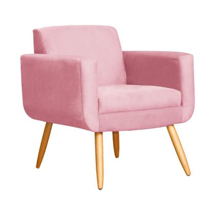 Imagem de Kit 02 Poltronas Cristal Requinte Suede Cores - S.A Móveis