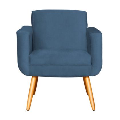 Imagem de Kit 02 Poltronas Cristal Requinte Suede Cores - S.A Móveis