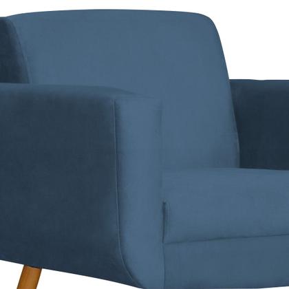 Imagem de Kit 02 Poltronas Cristal Requinte Suede Cores - S.A Móveis