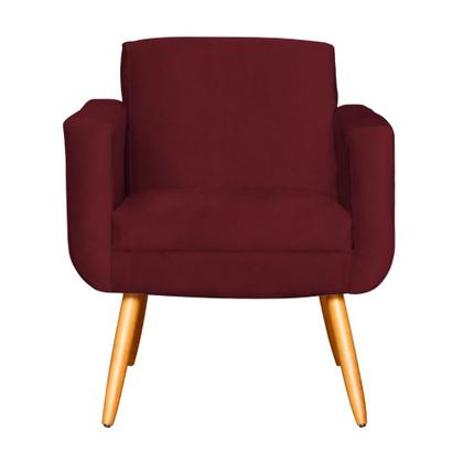 Imagem de Kit 02 Poltronas Cristal Requinte Suede Cores - S.A Móveis