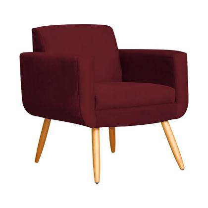 Imagem de Kit 02 Poltronas Cristal Requinte Suede Cores - S.A Móveis