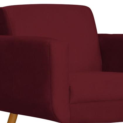 Imagem de Kit 02 Poltronas Cristal Requinte Suede Cores - S.A Móveis